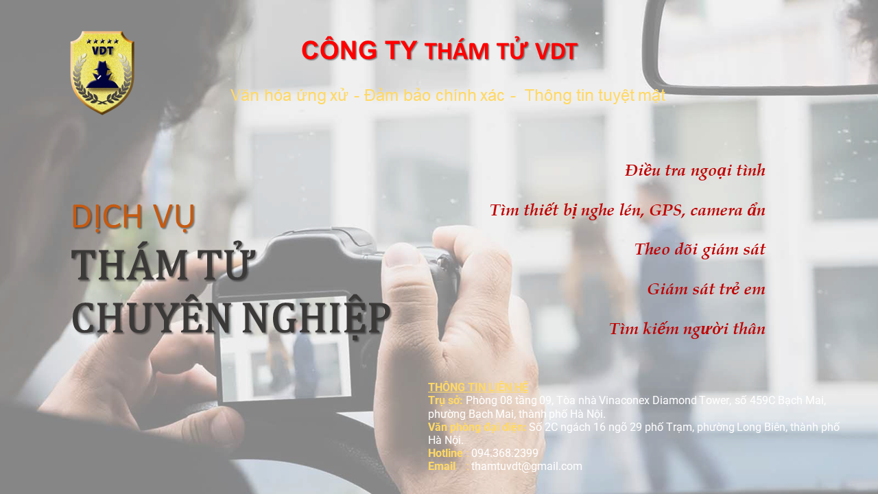 Chi phí điều tra ngoại tình tại Hà Nội