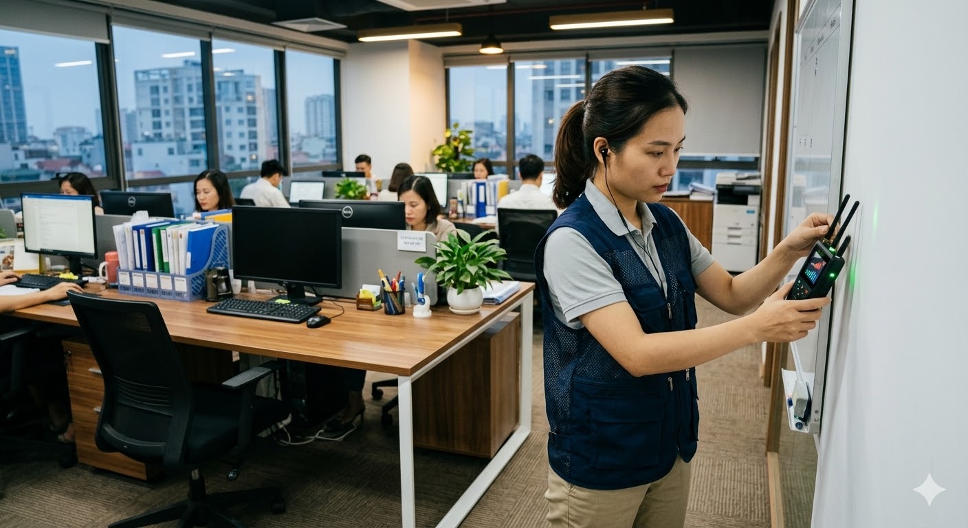 Dịch vụ tìm kiếm dò tìm camera giấu kín