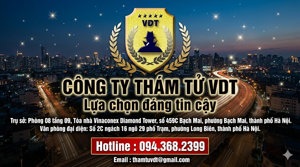 Công ty thám tử VDT - Lựa chọn đáng tin cậy
