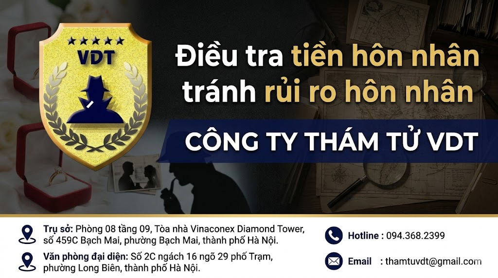 Điều tra tiền hôn nhân tránh rủi ro hôn nhân