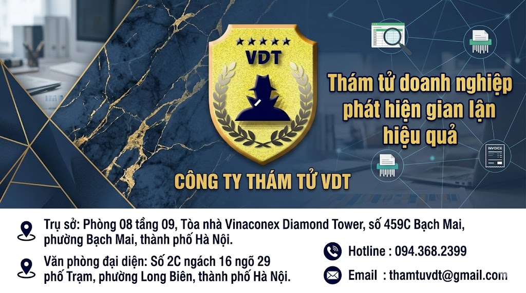 Thám tử doanh nghiệp phát hiện gian lận hiệu quả