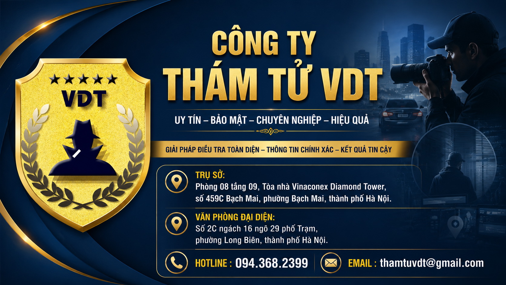 Điều gì đánh giá sự uy tín và năng lực của một văn phòng thám tử tư