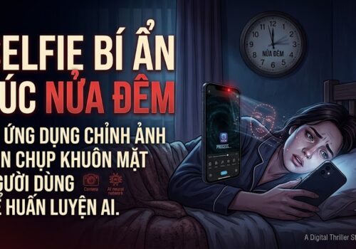 Selfie bí ẩn lúc nửa đêm