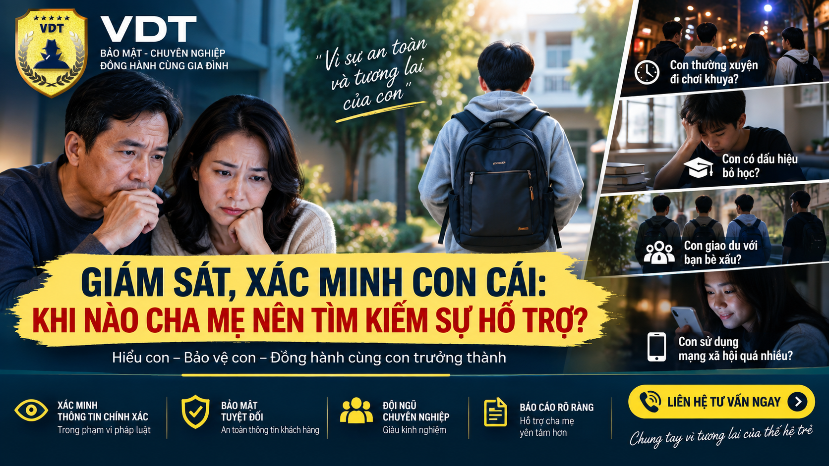Giám sát, xác minh con cái: Khi nào cha mẹ nên tìm kiếm sự hỗ trợ?