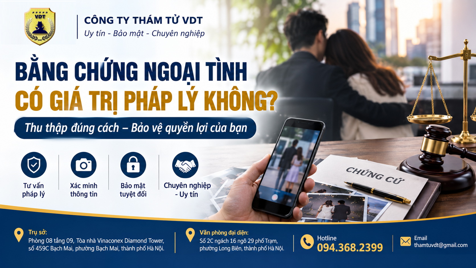 Bằng chứng ngoại tình có giá trị pháp lý không?
