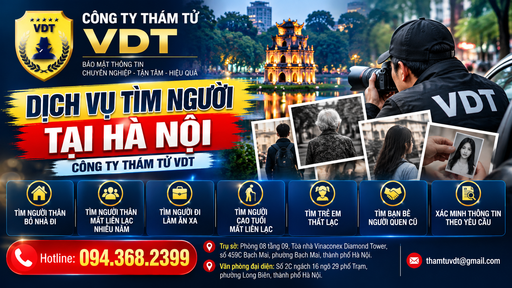 Những trường hợp thường sử dụng dịch vụ tìm người – Công ty Thám tử VDT